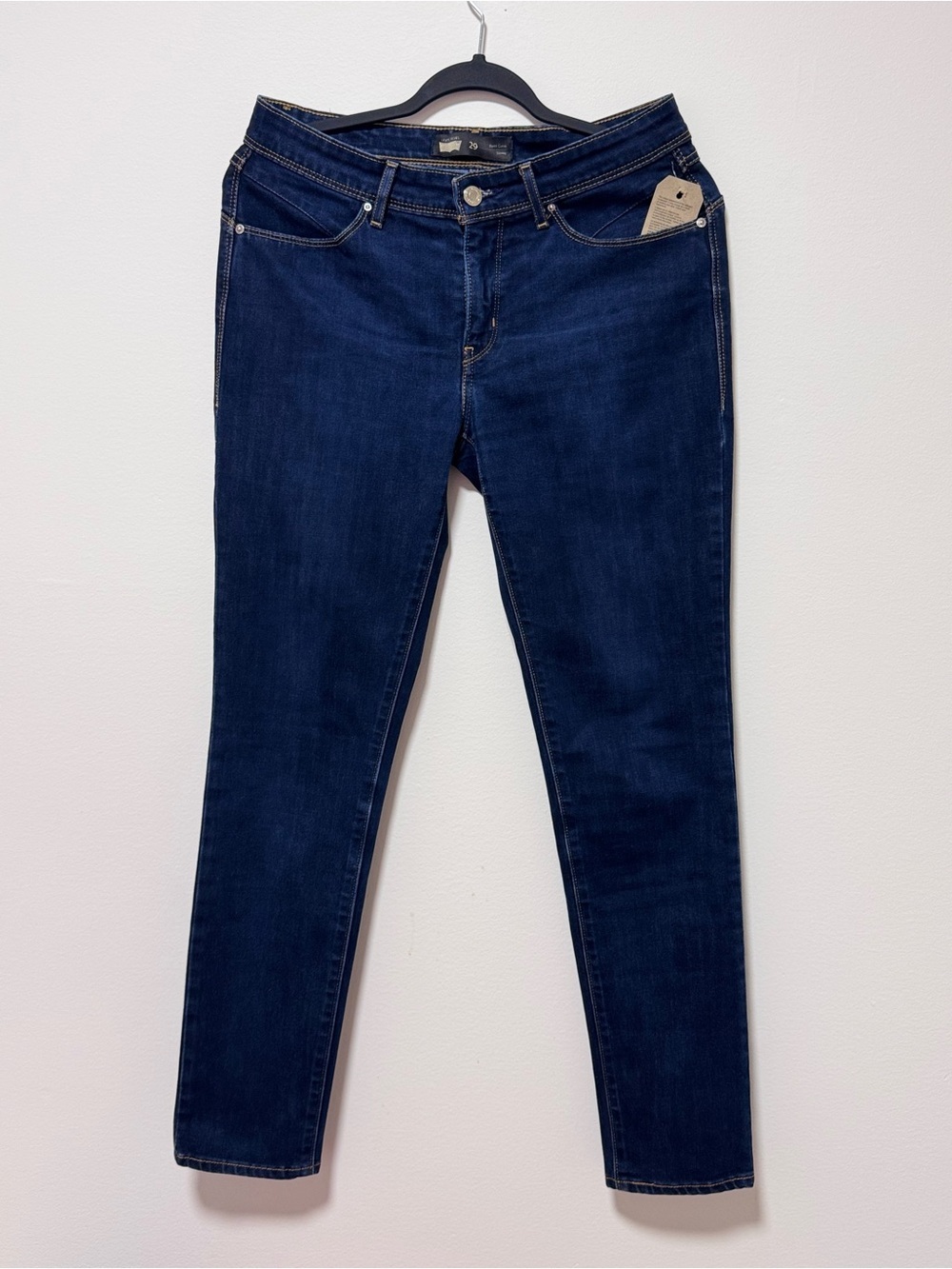 Y2K Womens Levi's 20189 REVEL DEMI CURVE Stretch Skinny Blue Jeans W29 L32